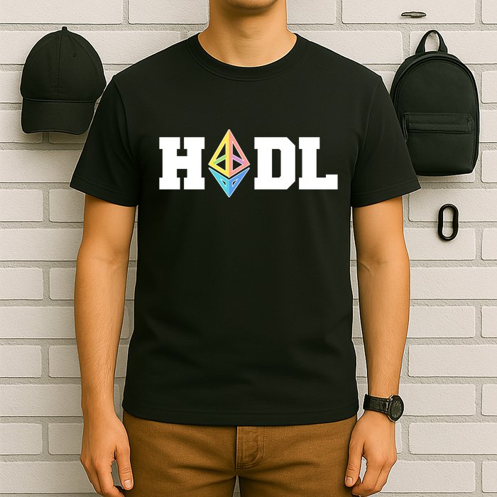 Hodl Ethereum ETH Crypto Currency To the Moon T-Shirt