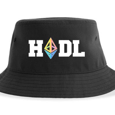 Hodl Ethereum ETH Crypto Currency To the Moon Sustainable Bucket Hat