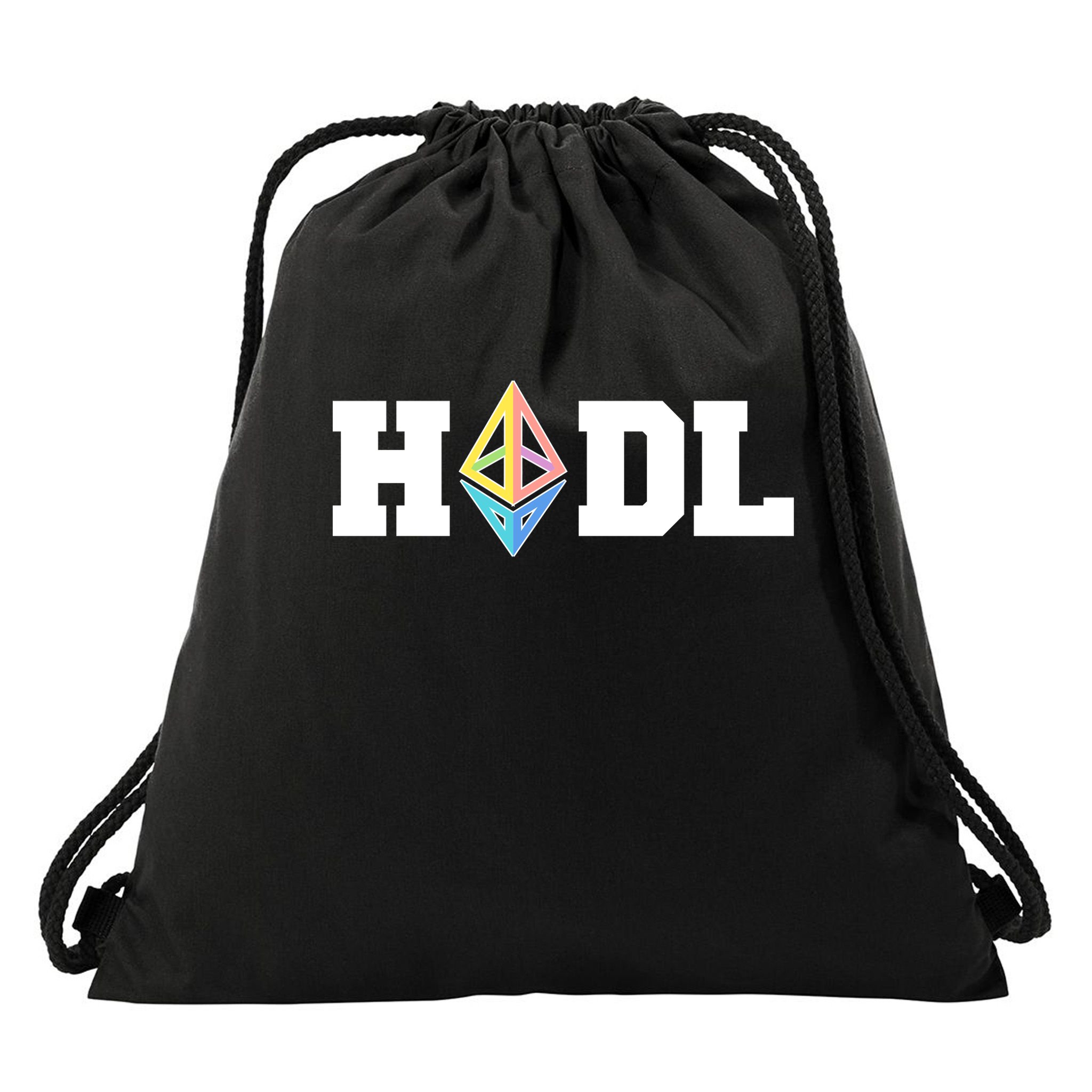 Hodl Ethereum ETH Crypto Currency To the Moon Drawstring Bag