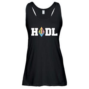 Hodl Ethereum ETH Crypto Currency To the Moon Ladies Essential Flowy Tank