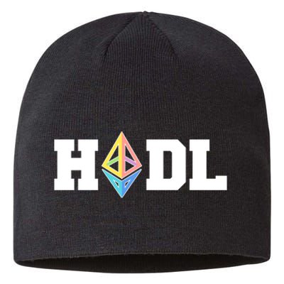 Hodl Ethereum ETH Crypto Currency To the Moon Sustainable Beanie