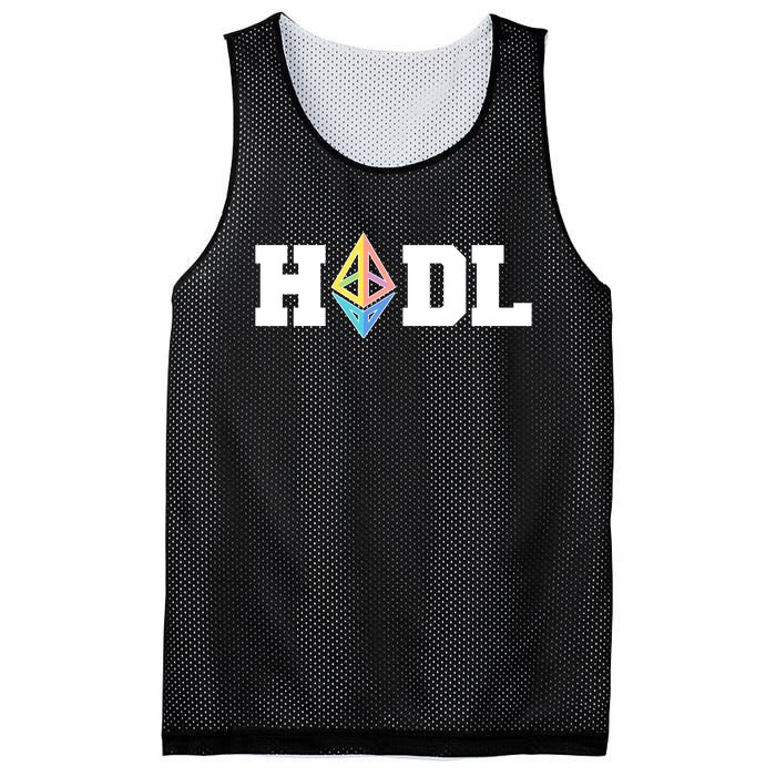 Hodl Ethereum ETH Crypto Currency To the Moon Mesh Reversible Basketball Jersey Tank