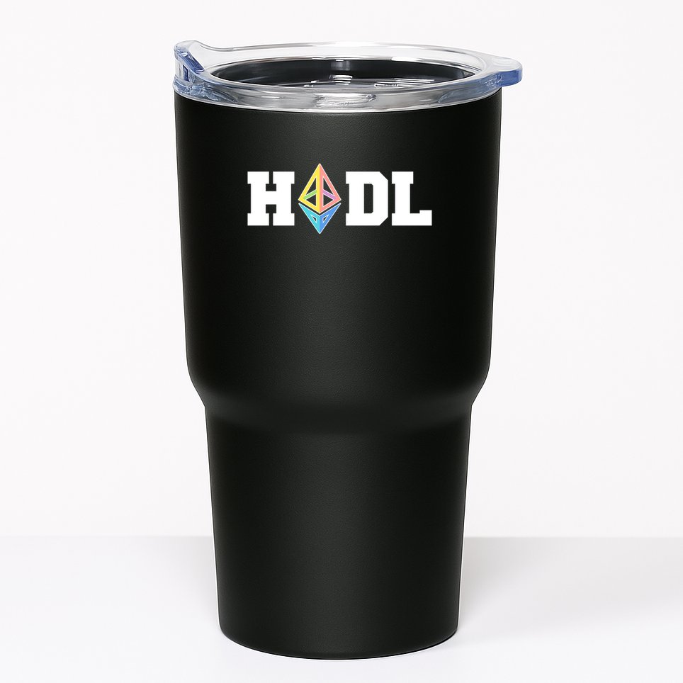Hodl Ethereum ETH Crypto Currency To the Moon Tumbler