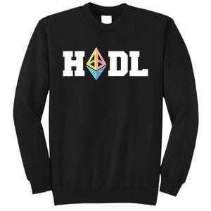 Hodl Ethereum ETH Crypto Currency To the Moon Tall Sweatshirt