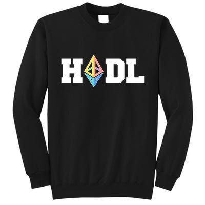 Hodl Ethereum ETH Crypto Currency To the Moon Tall Sweatshirt