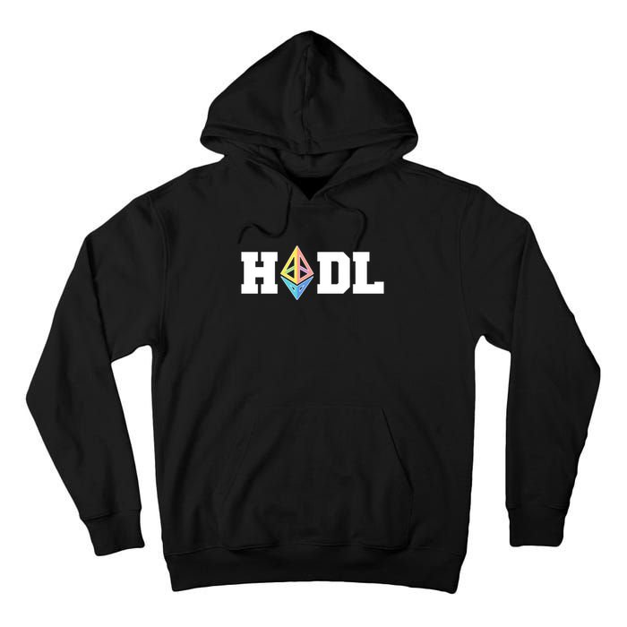 Hodl Ethereum ETH Crypto Currency To the Moon Tall Hoodie