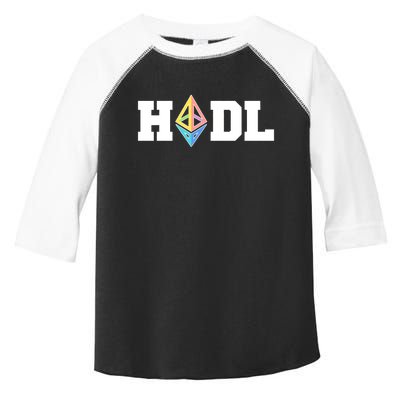 Hodl Ethereum ETH Crypto Currency To the Moon Toddler Fine Jersey T-Shirt