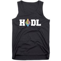 Hodl Ethereum ETH Crypto Currency To the Moon Tank Top