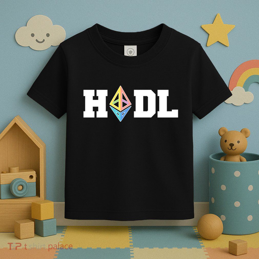 Hodl Ethereum ETH Crypto Currency To the Moon Toddler T-Shirt