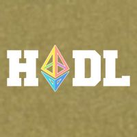 Hodl Ethereum ETH Crypto Currency To the Moon Garment-Dyed Women's Muscle Tee