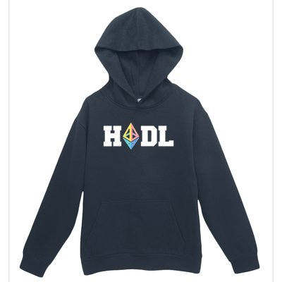 Hodl Ethereum ETH Crypto Currency To the Moon Urban Pullover Hoodie