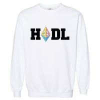 Hodl Ethereum ETH Crypto Currency To the Moon Garment-Dyed Sweatshirt