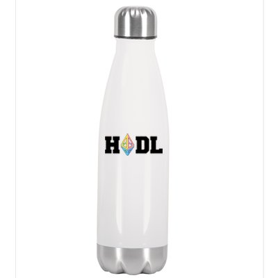 Hodl Ethereum ETH Crypto Currency To the Moon Stainless Steel Insulated Water Bottle