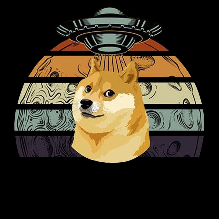 Hodl On We're Going To The Moon Retro Dogecoin 16oz Travel Tumbler