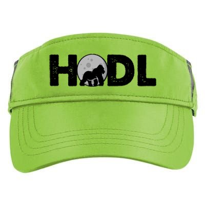 Hodl Stonk to the Moon Ape Crypto Currency Adult Drive Performance Visor