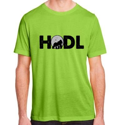 Hodl Stonk to the Moon Ape Crypto Currency Adult ChromaSoft Performance T-Shirt