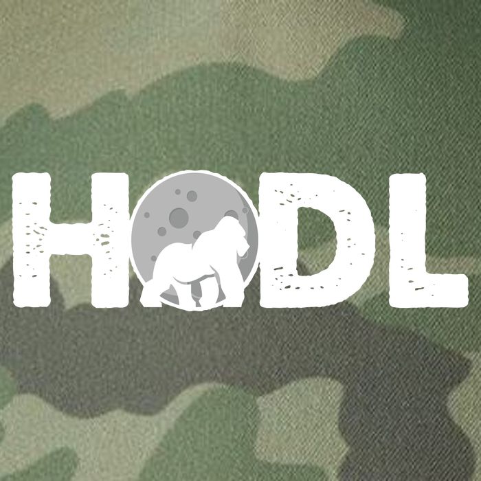 Hodl Stonk to the Moon Ape Crypto Currency Legacy Tie Dye Trucker Hat