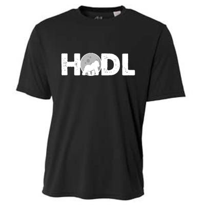 Hodl Stonk to the Moon Ape Crypto Currency Cooling Performance Crew T-Shirt