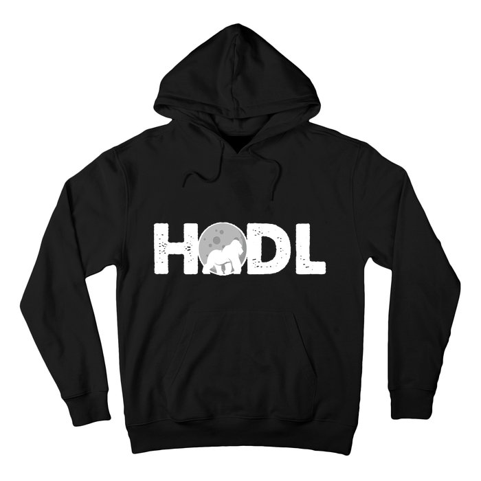 Hodl Stonk to the Moon Ape Crypto Currency Hoodie