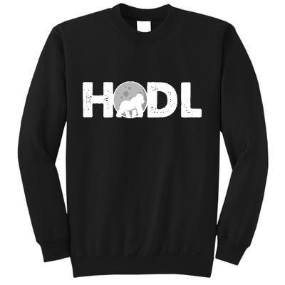 Hodl Stonk to the Moon Ape Crypto Currency Sweatshirt