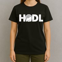 Hodl Stonk to the Moon Ape Crypto Currency T-Shirt