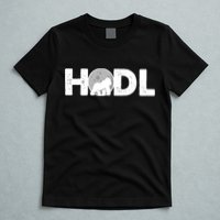 Hodl Stonk to the Moon Ape Crypto Currency T-Shirt
