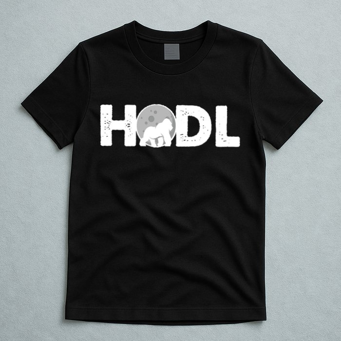 Hodl Stonk to the Moon Ape Crypto Currency T-Shirt