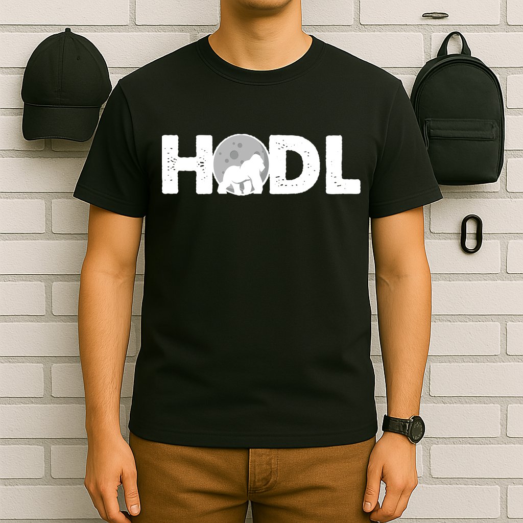 Hodl Stonk to the Moon Ape Crypto Currency T-Shirt