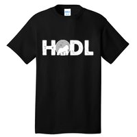 Hodl Stonk to the Moon Ape Crypto Currency Tall T-Shirt