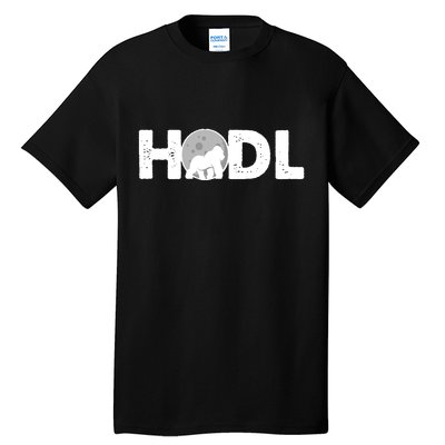 Hodl Stonk to the Moon Ape Crypto Currency Tall T-Shirt