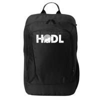 Hodl Stonk to the Moon Ape Crypto Currency City Backpack