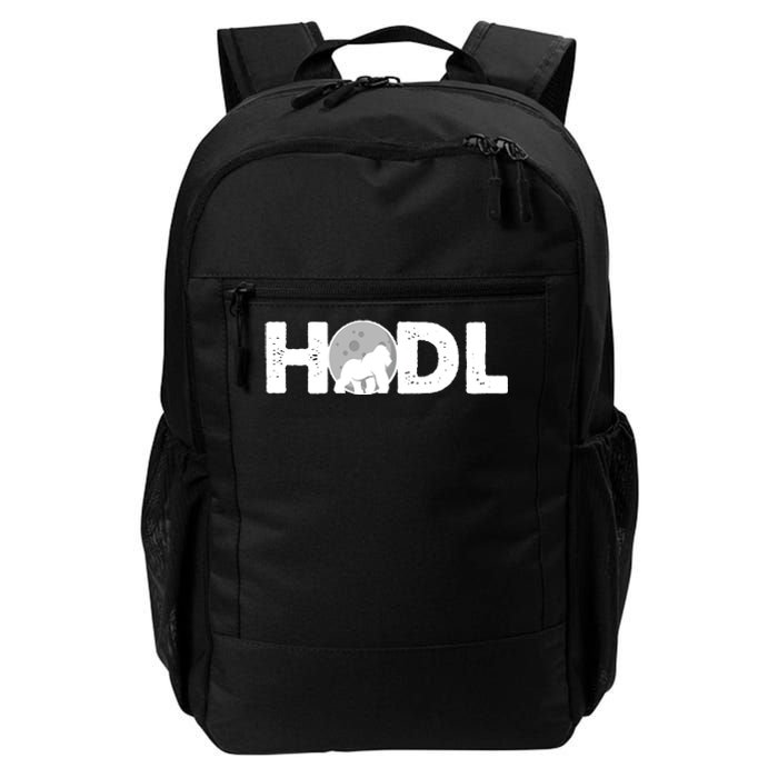 Hodl Stonk to the Moon Ape Crypto Currency Daily Commute Backpack