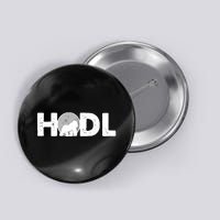 Hodl Stonk to the Moon Ape Crypto Currency Button