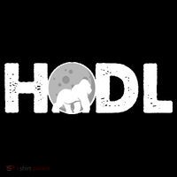 Hodl Stonk to the Moon Ape Crypto Currency Button