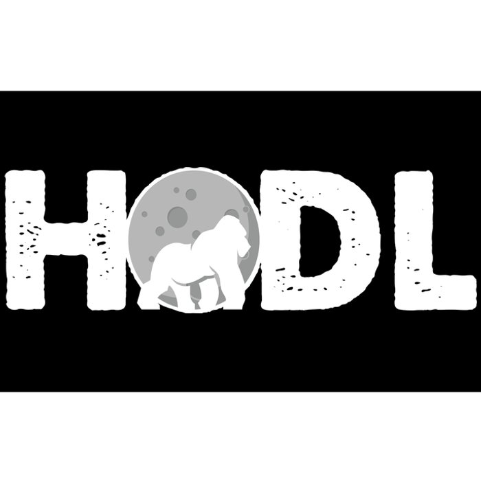 Hodl Stonk to the Moon Ape Crypto Currency Bumper Sticker