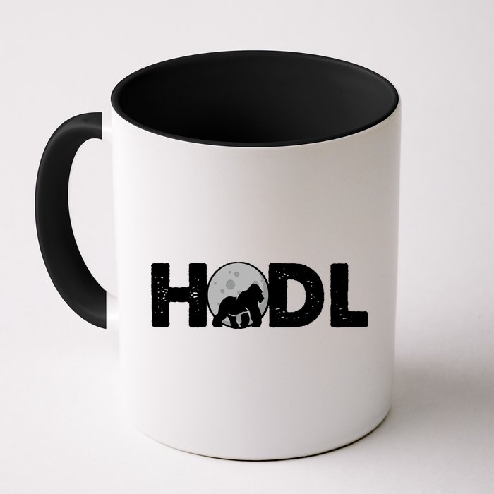 Hodl Stonk to the Moon Ape Crypto Currency Mug