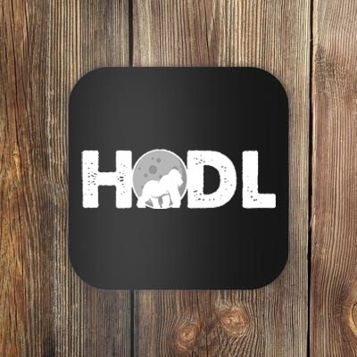 Hodl Stonk to the Moon Ape Crypto Currency Coaster