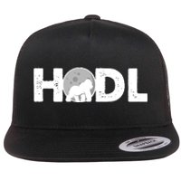 Hodl Stonk to the Moon Ape Crypto Currency Flat Bill Trucker Hat