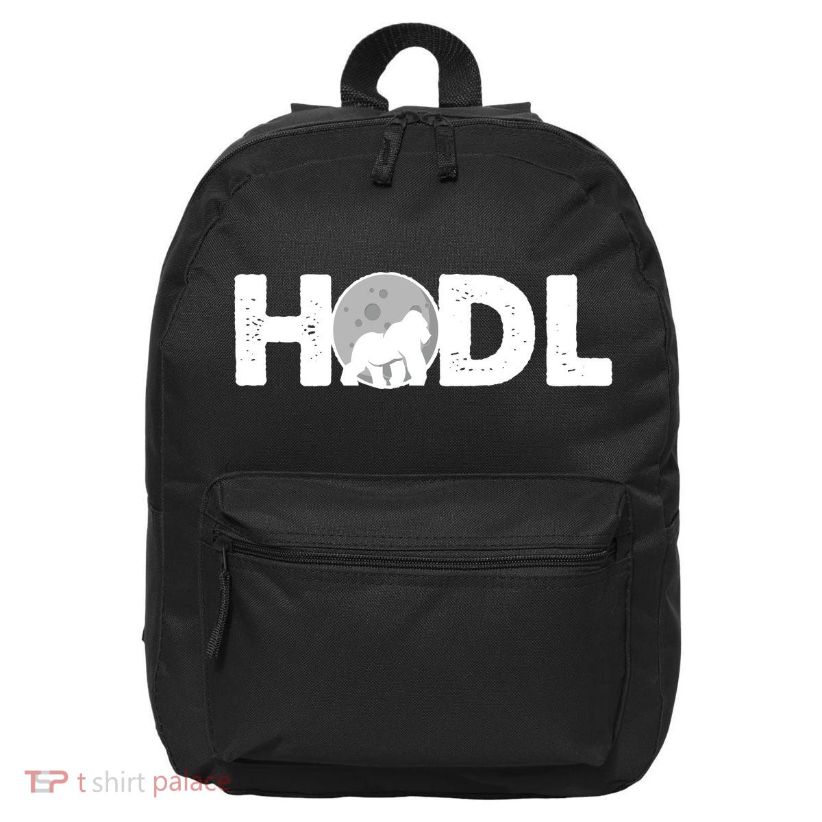 Hodl Stonk to the Moon Ape Crypto Currency 16 in Basic Backpack