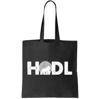 Hodl Stonk to the Moon Ape Crypto Currency Tote Bag