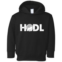 Hodl Stonk to the Moon Ape Crypto Currency Toddler Hoodie