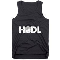 Hodl Stonk to the Moon Ape Crypto Currency Tank Top