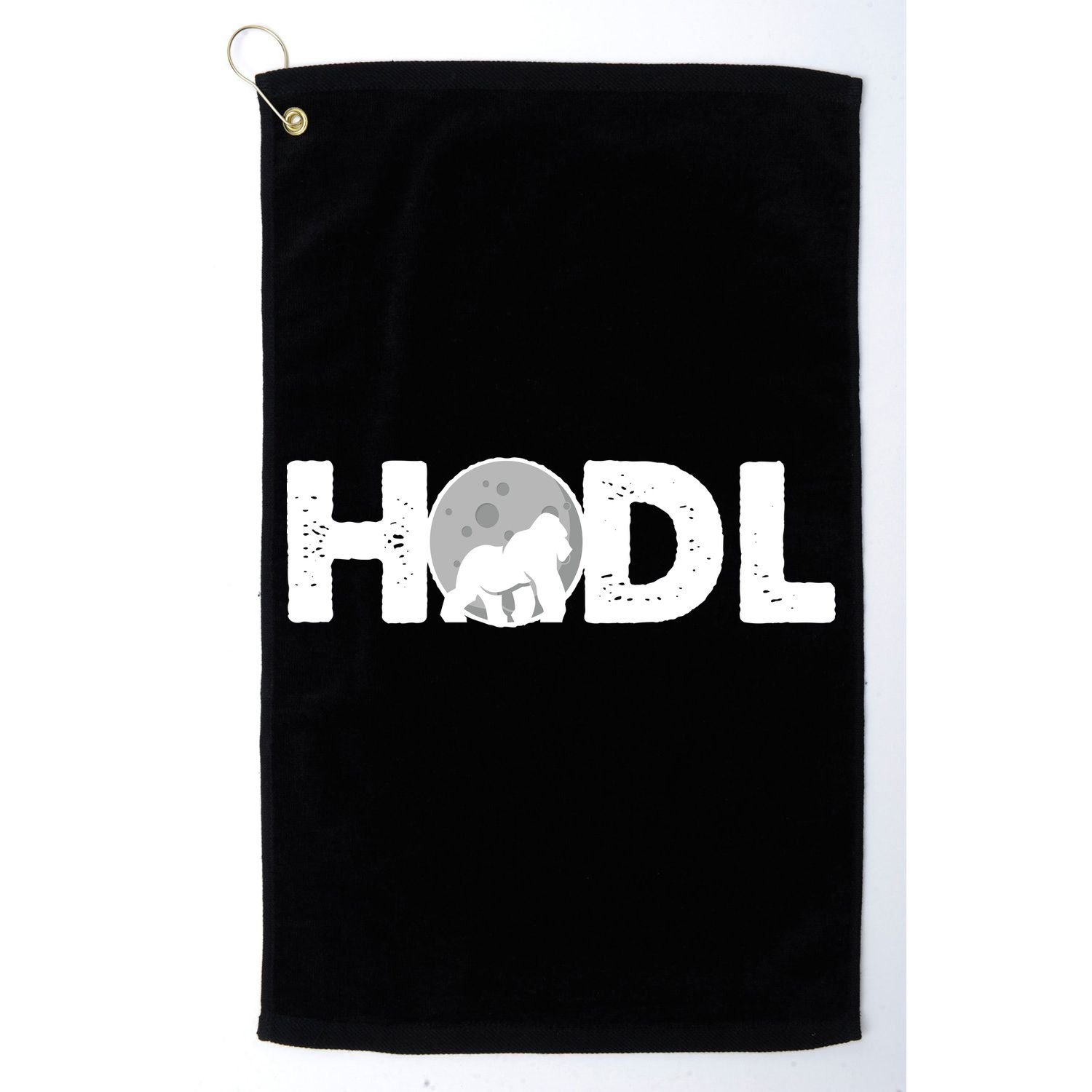 Hodl Stonk to the Moon Ape Crypto Currency Golf Towel