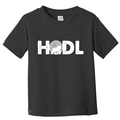 Hodl Stonk to the Moon Ape Crypto Currency Toddler T-Shirt