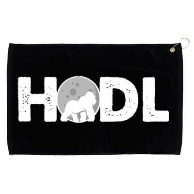 Hodl Stonk to the Moon Ape Crypto Currency Grommeted Golf Towel