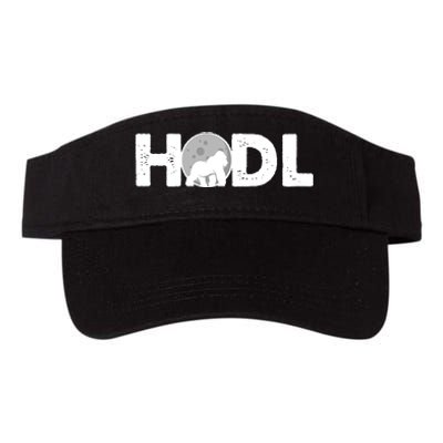 Hodl Stonk to the Moon Ape Crypto Currency Valucap Bio-Washed Visor