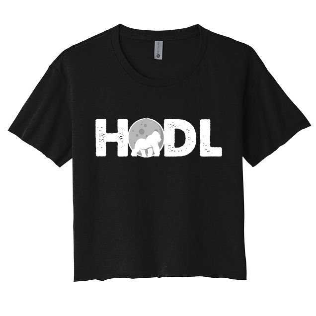 Hodl Stonk to the Moon Ape Crypto Currency Crop Top