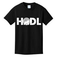 Hodl Stonk to the Moon Ape Crypto Currency Kids T-Shirt