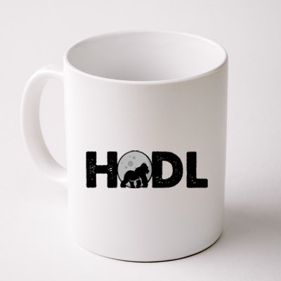 Hodl Stonk to the Moon Ape Crypto Currency Coffee Mug