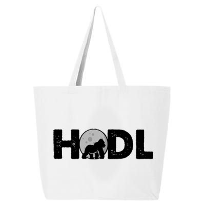 Hodl Stonk to the Moon Ape Crypto Currency 25L Jumbo Tote